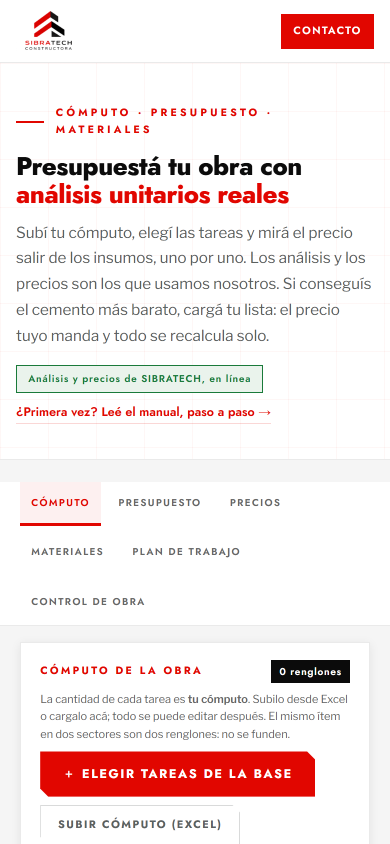 PresupuestApp en un teléfono